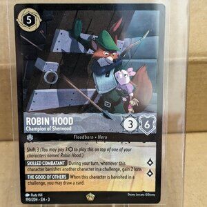Disney Lorcana Robin Hood - Champion of Sherwood 190/204 NM